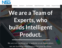 Tablet Screenshot of nsglobalsystem.com